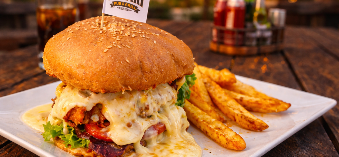 Safari Pub & Grill menu hero