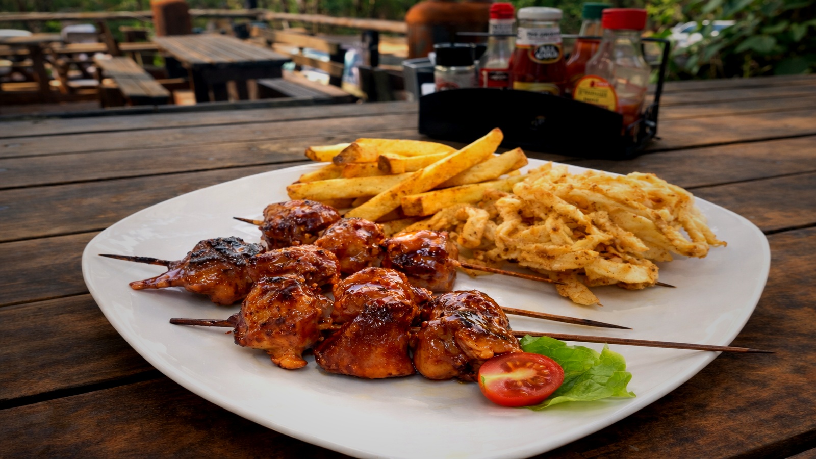 Tuesday chicken skewers special
